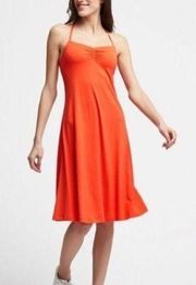 New Uniqlo Camisole Bra Dress Orange midi Size‎ Small