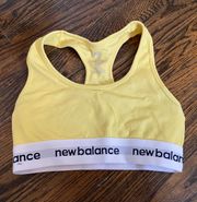 Yellow  Sports Bra