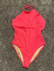 Old Navy Halter One-Piece Swimsuit Size XXL Ribbed NWT New
