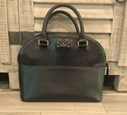 Black leather Kate Spade Handbag