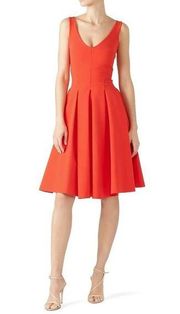 La Petite Robe di Chiara Boni Corie Dress Orange Womens Size 42 US 6