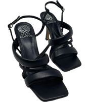 Leather Strappy Sandals Bettamee Black Women’s Size 8 1/2M 8.5M