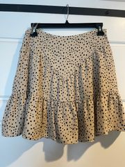 Leopard Skort