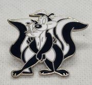 Vintage Warner Brothers Pepe La Pew & Penelope Pussycat Pin