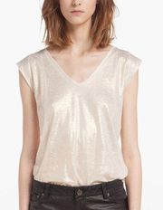 Maje Delice Cutout Back Top