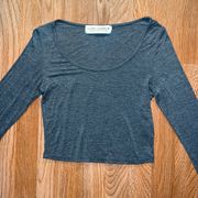 Long Sleeve Crop Top