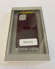 iPhone 12 Mini Case - Maroon (silicone)