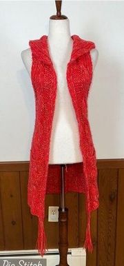 Super Cute Akualani Sleeveless Duster Cardigan Sweater!