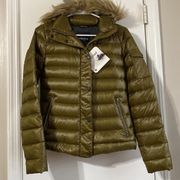 Marmot Hailey brown moss Puffer Jacket XS