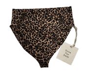 Stone Fox Swim TAJ Women’s XS Bottom Swimsuit Bottom - Sahara Print