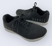 No Bull NOBULL OUTWORK Black Ivy Gray Midsole Lace Up Trainer Sneaker 8.5 W 7 M