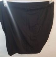 CACHE black skirt waist 34 inches length 19 inches size medium crisscross knot