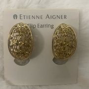 New Etienne Aigner Clip On Earrings