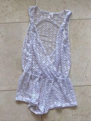 Xhilaration Romper Open Front Size M