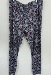 Cuddl Duds Women's ClimateRight Snowflake Winter Lounge Pants Gray Size XXL