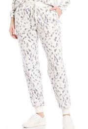 Vince Camuto Leopard Print Joggers XS