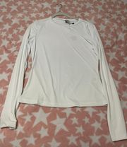 Princess Polly White Long Sleeve Top