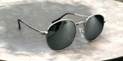 Ray ban Unisex Round Silver Flash Lenses Sunglasses