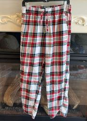 Old Navy Flannel Pajama Pants Red plaid Match the Fam Womens Medium