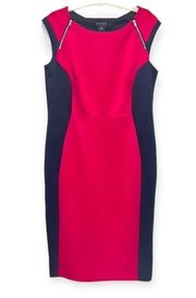 Pink and Black Sheath Dress Size 12