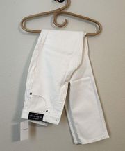 Abercrombie & Fitch NWT Abercrombie Curve Love Ultra High Rise 90s Slim Straight Jeans White