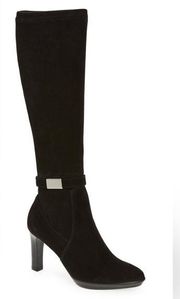 NWOT Aquatalia Romina Waterproof Tall Black Boot Size: 10.5