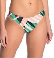 Bikini Lab Sonic Boom Tropical hipster Bikini swim swimsuit bottoms cheeky S new