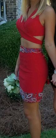 Red Homecoming Dress