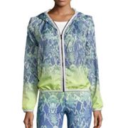 Charlie Jade Python Print Hooded Jacket