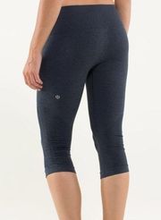 Lululemon  In The Flow Crop II Heathered Inkwell 4