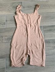 Naked wardrobe tan romper