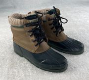 Vintage B.A. Sport weatherproof high top duck‎ rain boots womens size 9