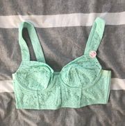 Victoria's Secret Lace Bustier Crop Top