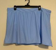 NWT Crown & Ivy Blue Plus Swim Skirt with Charm size 3X