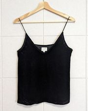 Cami NYC silk velvet camisole top