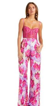 KATIE MAY Tink Jumpsuit in Magenta Poppy XS