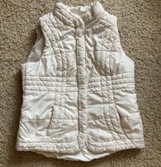 White Puffer Vest