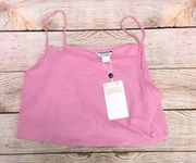 Monki purplish pink cami crop top size xl