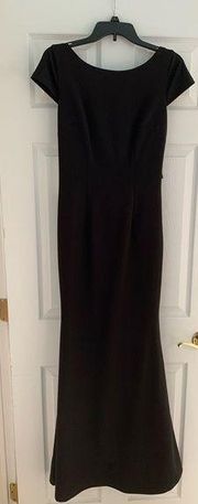 Womens Formal Dress Azazie Black Mermaid Twist Back #1003339 Size Medium…