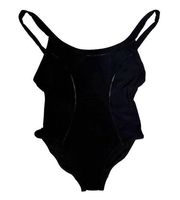 Robin Piccone One Piece Bathing Suit Black Backless Swimsuit Size Small/Medium