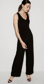 Black V-Neck Jumpsuit