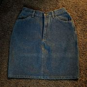 Vintage  Denim Skirt