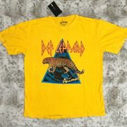 Def Leppard 🆕 NWT  Officially licensed | Animal Band Tee | Small Oversized