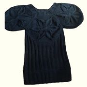 Chunky Puff Sleeve Sweater Dress Miss Me Couture large