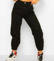 Mid Rise Utility Denim Joggers