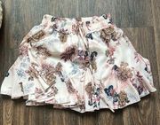 L’ATISTE floral skirt