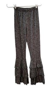 Lucy Love Black Bellbottom Pull on Boho Pants Size XS