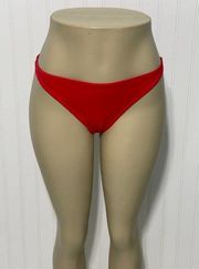 Solid & Striped x Re/Done The Hollywood Swim Cheek Bikini Bottom Red Extra Small