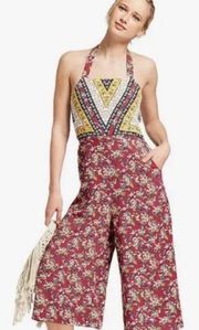 Boho Floral Jumpsuit