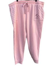 Disney Blush Pink Jogger Sweatpants size 2x (waist 42) NEW